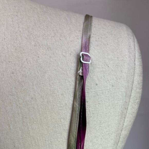 Cider Floral Satin Ruched Midi Dress Size L Watercolor Y2K Party Coquette - Picture 5 of 11